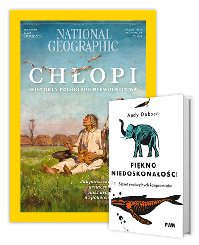 Roczna prenumerata National Geographic z książką "Piękno niedoskonałości"