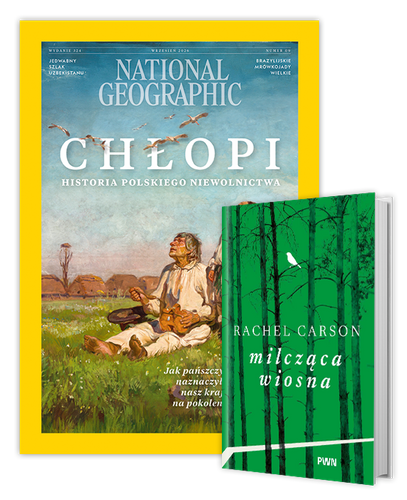 Roczna prenumerata National Geographic z książką "Milcząca wiosna"
