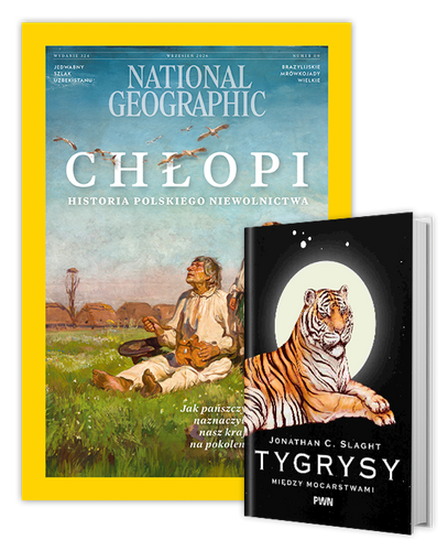 Roczna prenumerata National Geographic z książką "Tygrysy między mocarstwami"