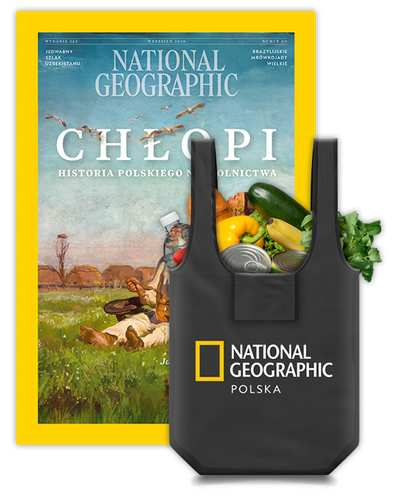 Roczna prenumerata National Geographic z torbą na zakupy z logo NG