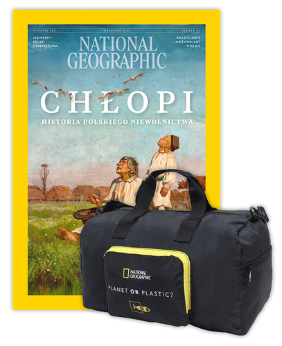 Roczna prenumerata National Geographic z torbą składaną podróżną NATIONAL GEOGRAPHIC FOLDABLES 14404