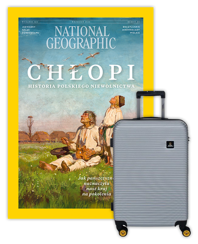 Roczna prenumerata National Geographic z Walizką National Geographic Abroad - Średnia/Srebrna