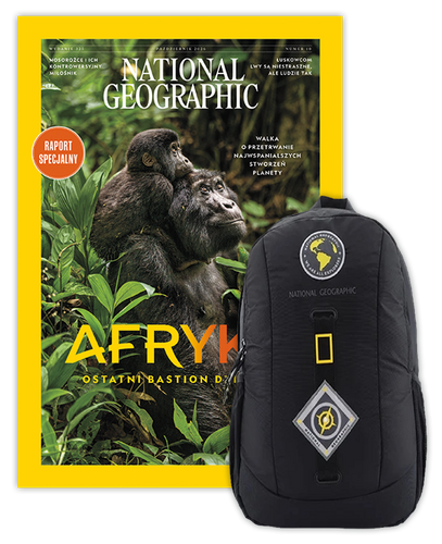 Roczna prenumerata National Geographic z Plecakiem NG New Explorer czarny 21l