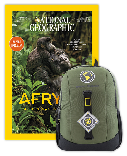 Roczna prenumerata National Geographic z Plecakiem NG New Explorer khaki 21l