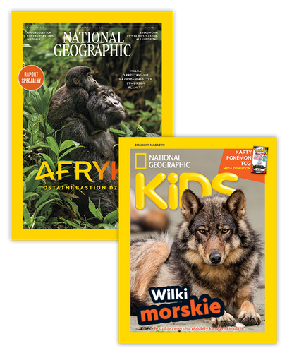 Pakiet prenumeraty: National Geographic i National Geographic Kids