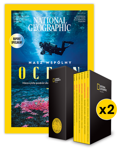 Dwuletnia prenumerata National Geographic z limitowanym Etui NG x2