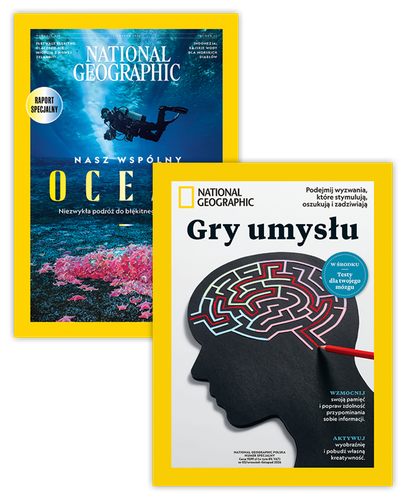 Roczna prenumerata National Geographic + 4 wydania specjalne 