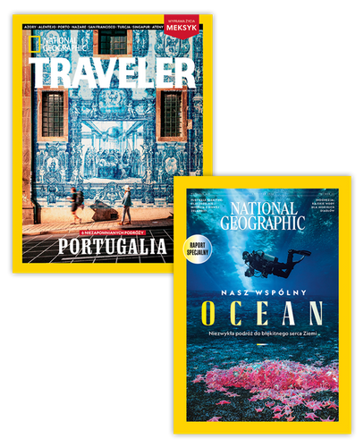 Pakiet rocznych prenumerat National Geographic + NG Traveler