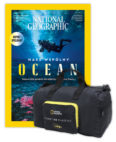 Roczna prenumerata National Geographic z torbą składaną podróżną NATIONAL GEOGRAPHIC FOLDABLES 14404