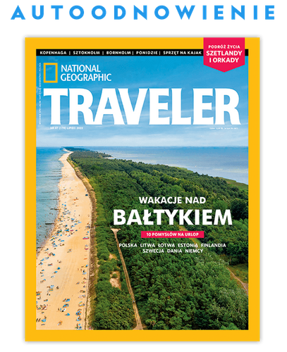Autoodnawialna półroczna prenumerata magazynu Traveler