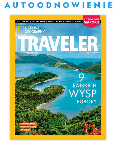 Autoodnawialna kwartalna prenumerata magazynu Traveler