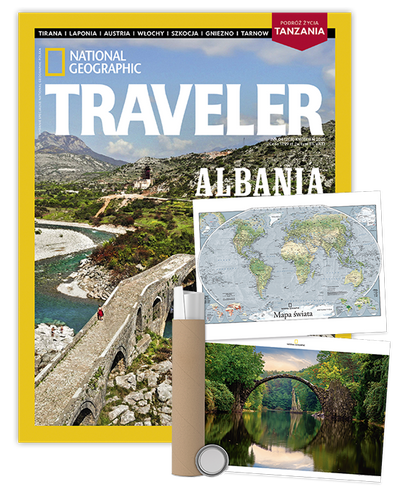 Roczna prenumerata Travelera z plakatem dwustronnym NG