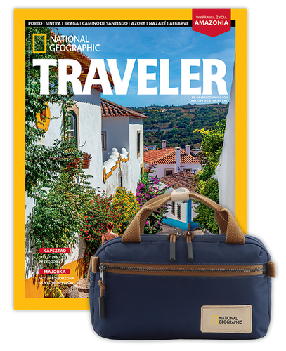Roczna prenumerata Travelera z torbą Crossbody z rączką NG LEGEND N19184 Navy