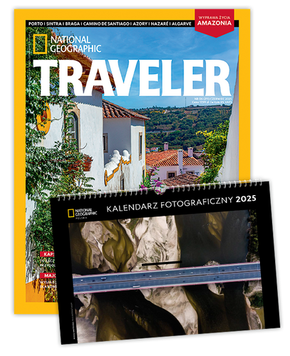 Roczna prenumerata Travelera z kalendarzem NG 2025