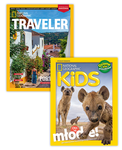 Pakiet prenumeraty: Traveler i National Geographic Kids