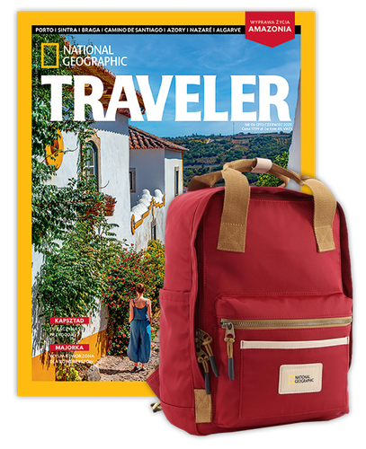 Roczna prenumerata Travelera z plecakiem National Geographic Legend