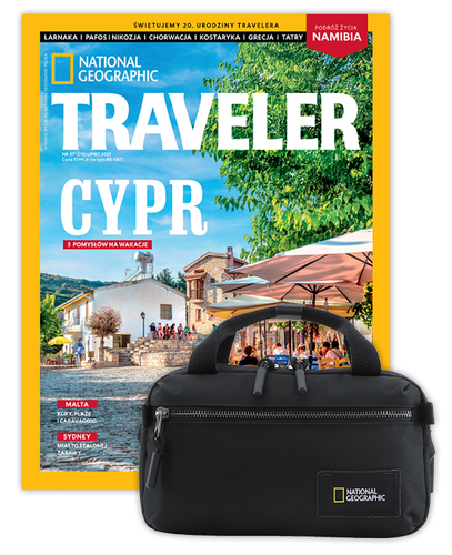 Roczna prenumerata Travelera z torbą Crossbody z rączką NG LEGEND N19184 Czarna