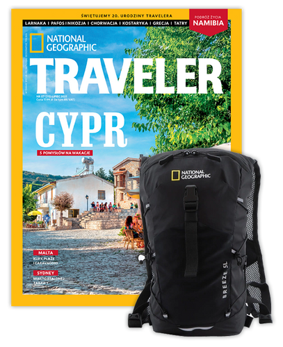 Roczna prenumerata Travelera z plecakiem miejskim NG BREEZE Czarny