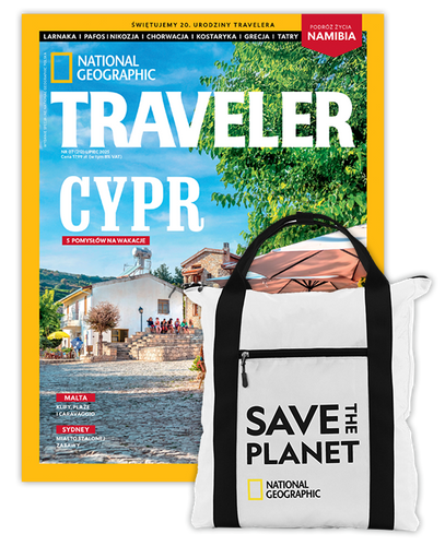 Roczna prenumerata Travelera z plecakiem shopper NG JUPITER N0890E biały