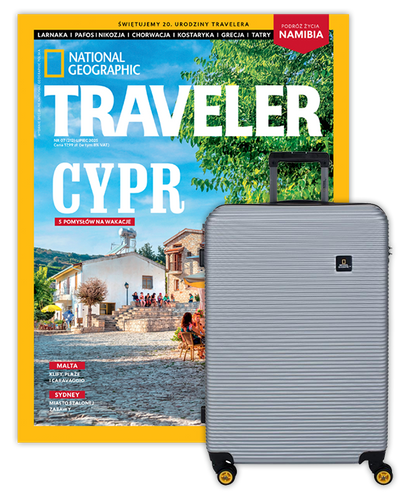 Roczna prenumerata Travelera z Dużą Walizką National Geographic Abroad Srebrna