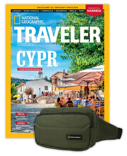 Roczna prenumerata Travelera z torbą biodrową NG PRO 718 KHAKI