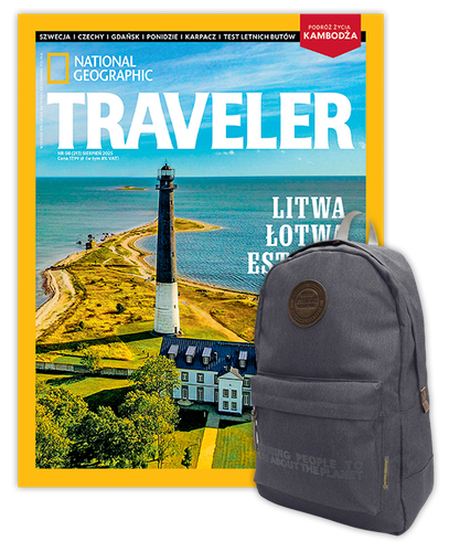 Roczna prenumerata Travelera z plecakiem 1-komorowym National Geographic Society 7101
