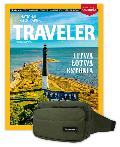 Roczna prenumerata Travelera z torbą biodrową NG PRO 718 KHAKI