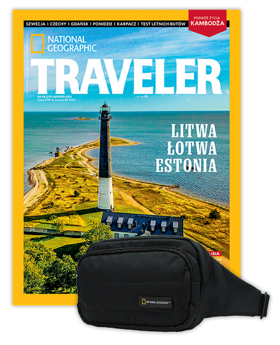Roczna prenumerata Travelera z torbą biodrową NG PRO 718 CZARNA