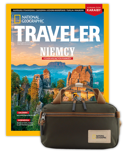 Roczna prenumerata Travelera z torbą Crossbody z rączką NG LEGEND N19184 Khaki