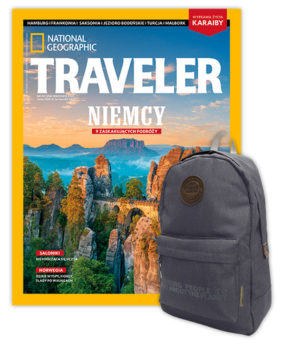 Roczna prenumerata Travelera z plecakiem 1-komorowym National Geographic Society 7101