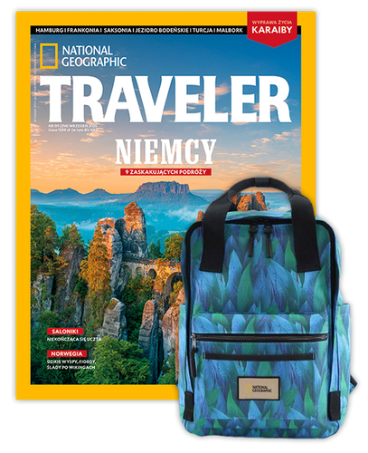 Roczna prenumerata Travelera z plecakiem NG LEGEND Duży N19180RN