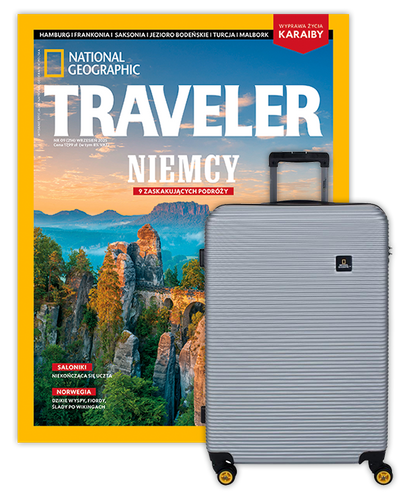 Roczna prenumerata Travelera z Dużą Walizką National Geographic Abroad Srebrna