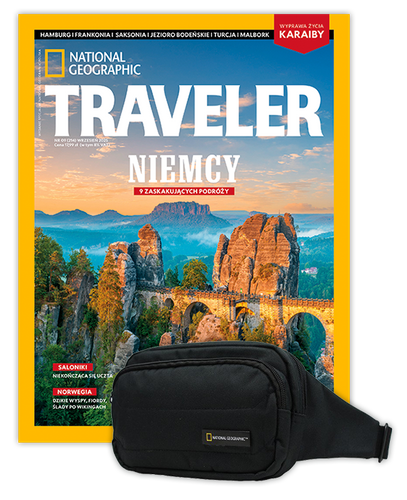 Roczna prenumerata Travelera z torbą biodrową NG PRO 718 CZARNA