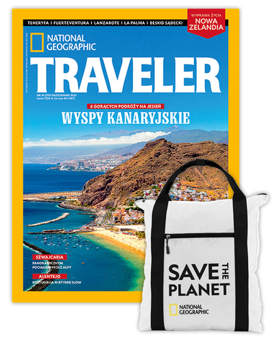 Roczna prenumerata Travelera z plecakiem shopper NG JUPITER N0890E biały