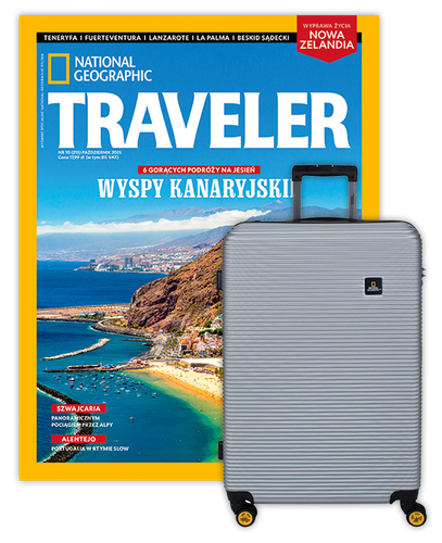 Roczna prenumerata Travelera z Dużą Walizką National Geographic Abroad Srebrna