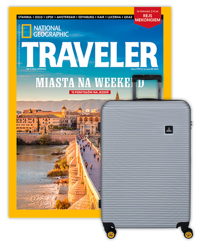 Roczna prenumerata Travelera z Dużą Walizką National Geographic Abroad Srebrna