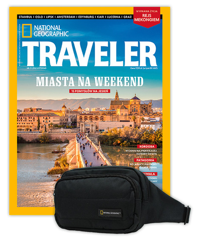 Roczna prenumerata Travelera z torbą biodrową NG PRO 718 CZARNA