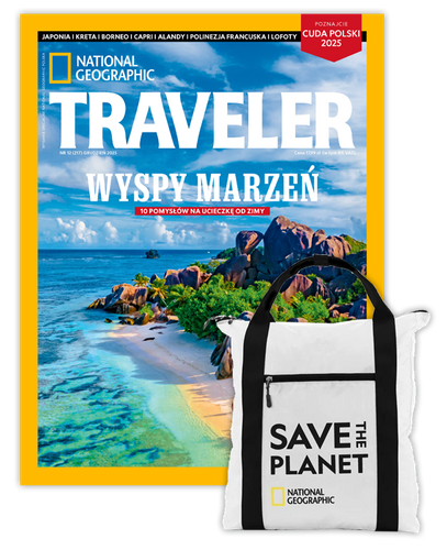 Roczna prenumerata Travelera z plecakiem shopper NG JUPITER N0890E biały