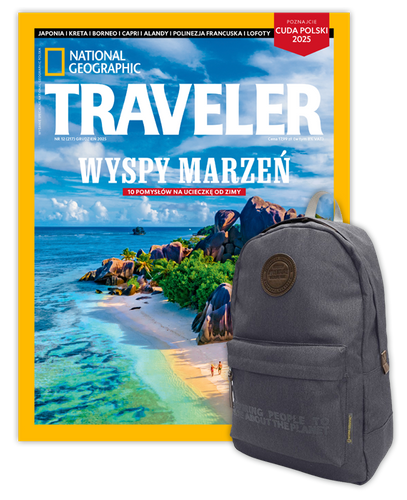 Roczna prenumerata Travelera z plecakiem 1-komorowym National Geographic Society 7101