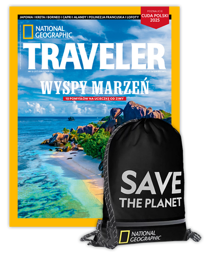 Roczna prenumerata Travelera z małym plecakiem NG SATURN N08904.06 czarny