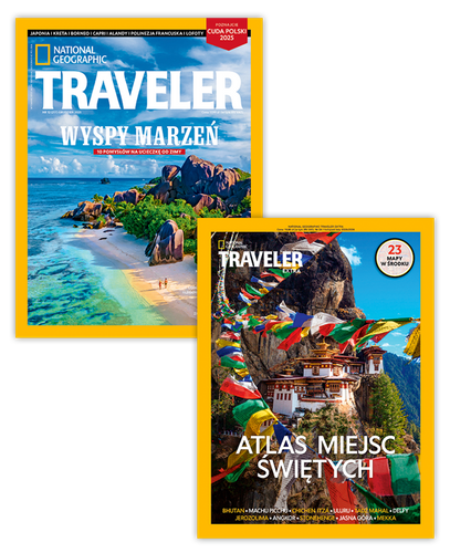 Roczny pakiet prenumeraty magazynów TRAVELER i TRAVELER Extra