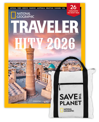 Roczna prenumerata Travelera z plecakiem shopper NG JUPITER N0890E biały