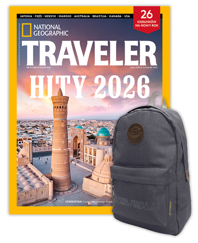 Roczna prenumerata Travelera z plecakiem 1-komorowym National Geographic Society 7101