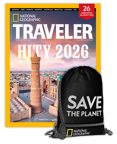 Roczna prenumerata Travelera z małym plecakiem NG SATURN N08904.06 czarny