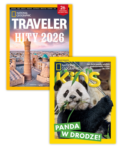 Pakiet prenumeraty: Traveler i National Geographic Kids