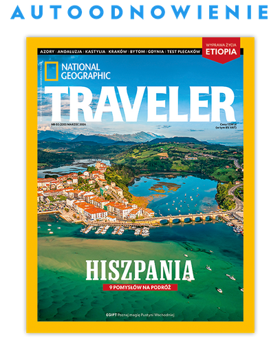Autoodnawialna kwartalna prenumerata magazynu Traveler
