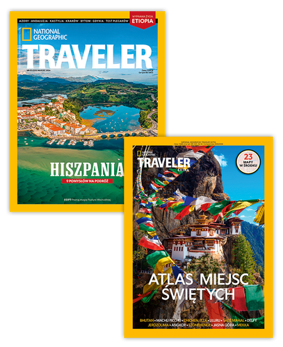 Roczny pakiet prenumeraty magazynów TRAVELER i TRAVELER Extra