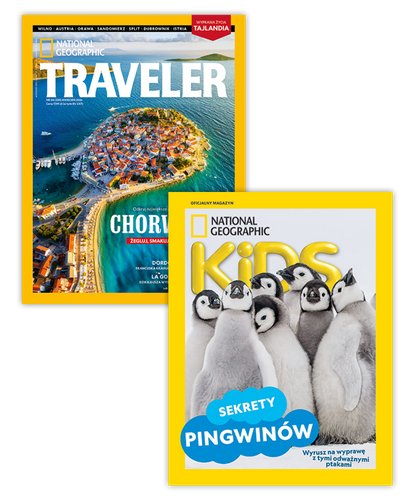 Pakiet prenumeraty: Traveler i National Geographic Kids