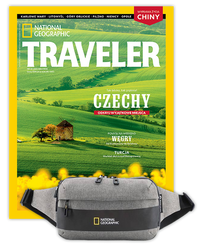 Burda Roczna prenumerata Travelera z torbą biodrową-nerką NG 21103 szara