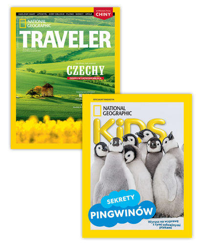Pakiet prenumeraty: Traveler i National Geographic Kids